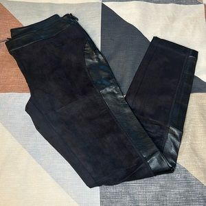 Armani Exchange Faux Leather Leggings Size 2